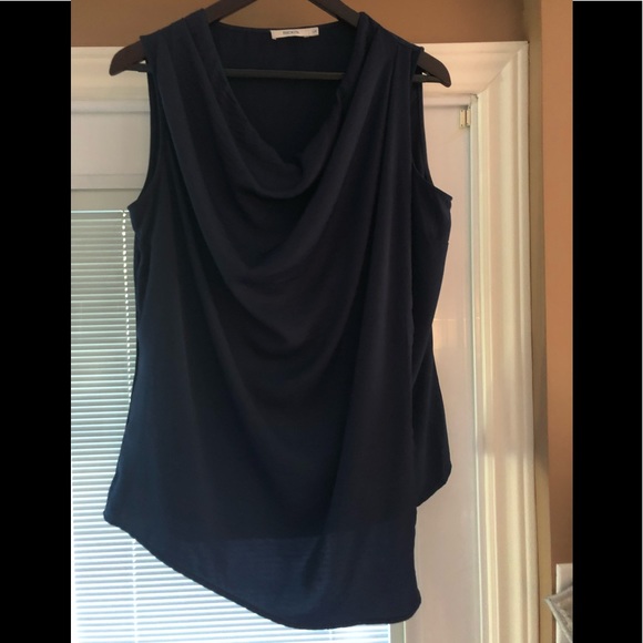 Navy Sleeveless top